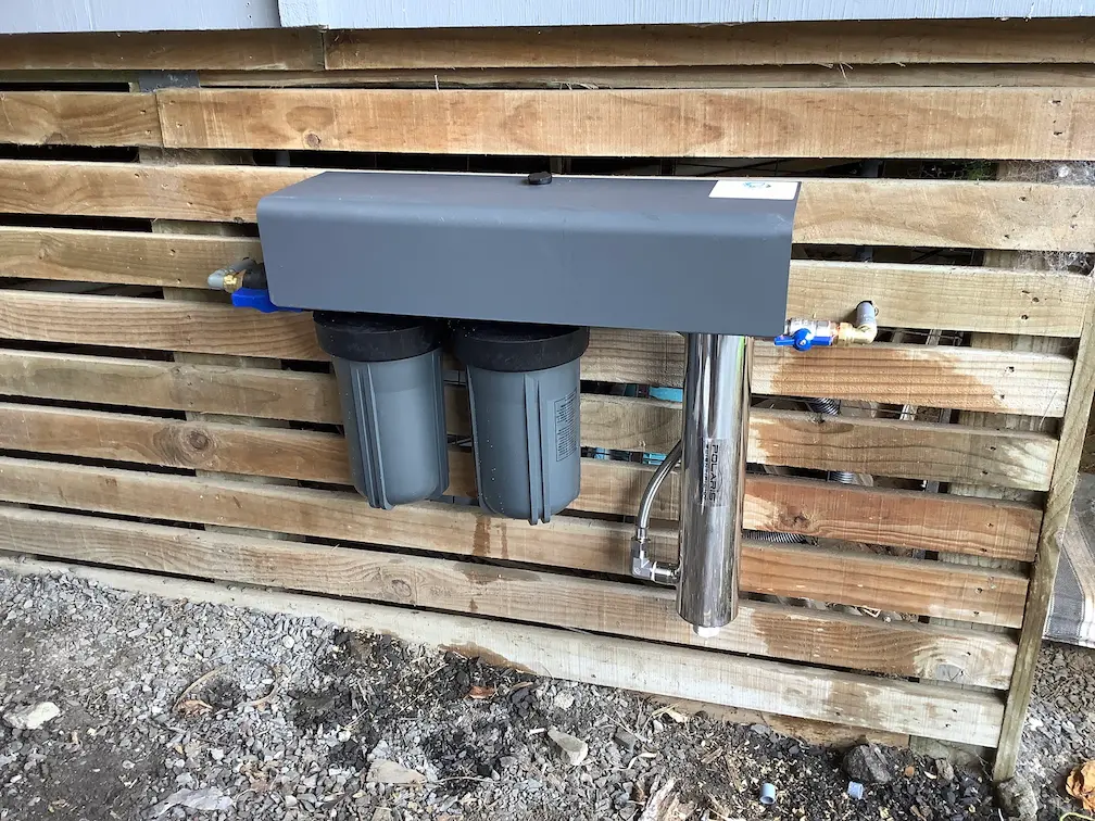 Water Tank Filter Installation